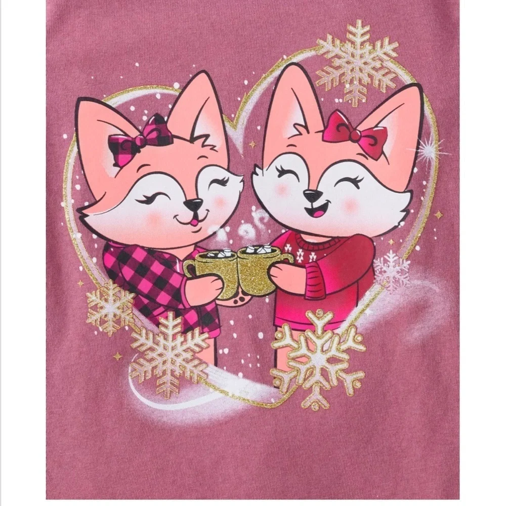 Toddler Girls Fox Graphic Tee - Lt Fairy NWT